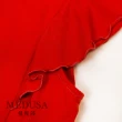 【MEDUSA 曼度莎】現貨-可愛小荷葉袖側釦無袖T恤（M-XL）｜女T恤 女上衣 休閒上衣 純棉(101-3080A)