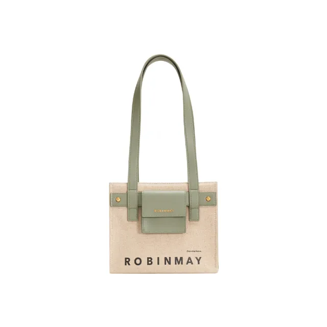 ROBINMAY】秘境北歐肩背包-M(肩背斜背兩用/可放手機/異材質/紙袋