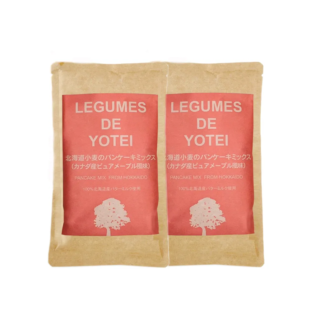 【LEGUMES DE YOTEI】無添加小麥鬆餅粉180g-楓糖2入組
