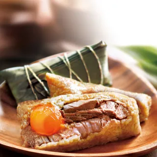 【南門市場立家肉粽】蛋黃鮮肉粽（200gx5入）x5袋(端午節肉粽)