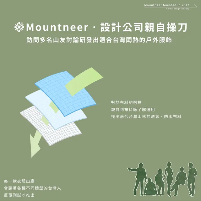【Mountneer 山林】男木醣醇涼感印花上衣-粉綠-41P73-66(t恤/男裝/上衣/休閒上衣)