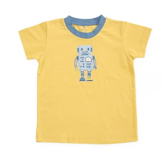 【奇哥官方旗艦】Chic a Bon 小機器人圓領衫/T恤/上衣(1-5歲)