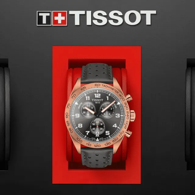 【TISSOT 天梭 官方授權】PRS 516 CHRONOGRAPH 經典賽車計時腕錶 禮物推薦 畢業禮物(T1316173608200)