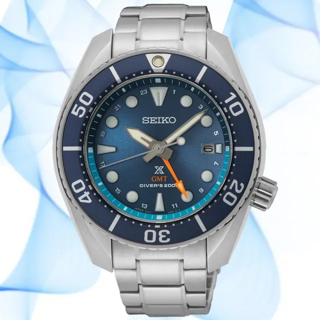 【SEIKO 精工】PROSPEX系列 太陽能GMT 潛水錶 男錶 送禮 禮物 推薦 _SK028(SFK001J1/5K65-0AA0B)