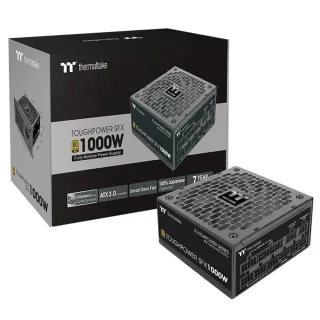 【Thermaltake 曜越】鋼影 Toughpower SFX 1000W 金牌認證電源(PS-STP-1000FNFAGT-1)