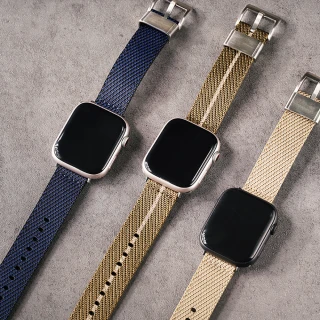 【W.wear】Apple watch-編織防潑水錶帶(蘋果錶帶/帆布錶帶/Wear訂製)