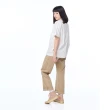 【JEEP】女裝 美式簡約休閒口袋長褲(卡其)