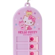 【小禮堂】Hello Kitty 兒童書包備忘鑰匙圈  - 紫抱熊款(平輸品)