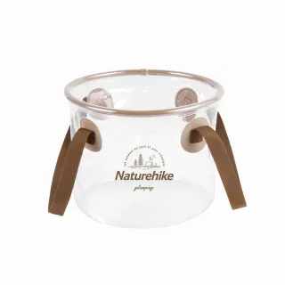 【Naturehike】凌沃便攜可折疊PVC透明水桶 20L SJ040(台灣總代理公司貨)