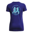 【UNDER ARMOUR】UA 女 Training Graphics短T-Shirt _1376749-468(紫)