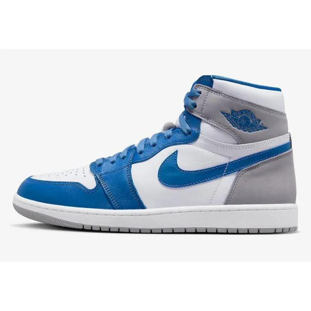 NIKE 耐吉】Air Jordan 1 Retro High OG True Blue 白藍灰休閒鞋高筒男