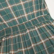 【OUWEY 歐薇】蘇格蘭紋織紋娃娃領無袖長洋裝(綠色；S-L；3232257223)