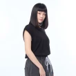 【JEEP】女裝 炫彩LOGO圖騰短袖T恤(黑色)