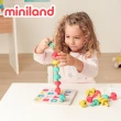 【西班牙Miniland】ECO幾何形數色&穿繩組18入(邏輯思考/創意思考)