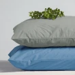 【Fuwaly】舒芙蕾防蟎防水枕套一對2個(防水 防螨 雙人枕套 保潔墊 素色寢具 棉 竹 過敏)