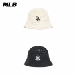 【MLB】針織圓頂漁夫帽 鐘型帽 洋基/道奇隊(3AHT3803N-兩色任選)