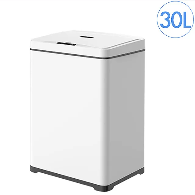 【HINA】大容量智能環境桶垃圾桶 30L 白 HN-ZS02-30B(HG1668WH)