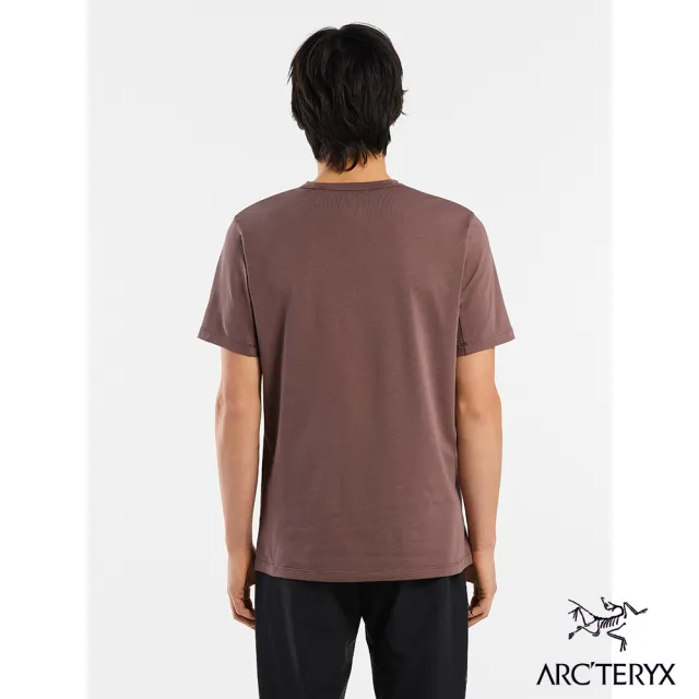 【Arcteryx 始祖鳥官方直營】男 Captive Logo 短袖圓領衫(柔紫)