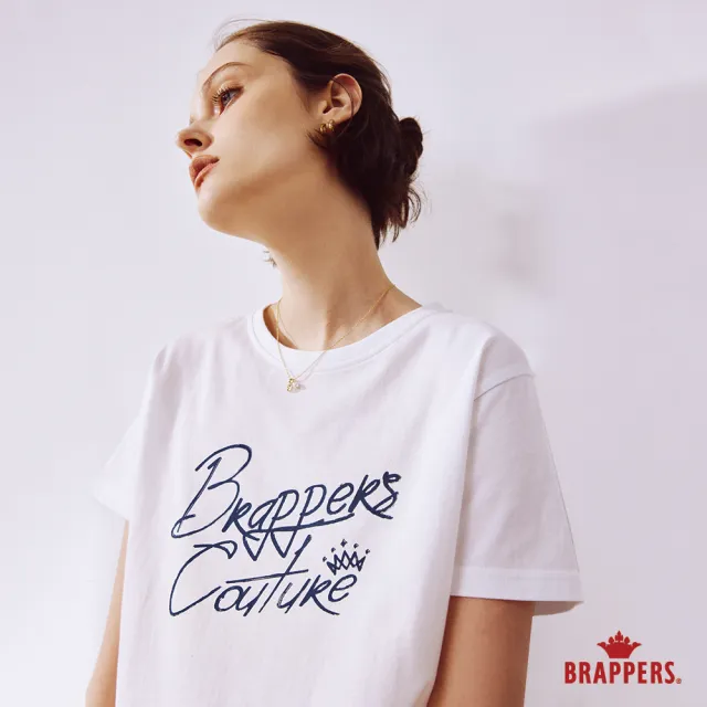 【BRAPPERS】女款 Brappers Couture印花T(白)