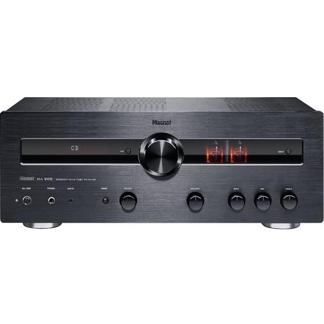 Magnat MA900 Magnat MA900 是專為發燒友打造的頂級立體聲擴大機,提供200W強勁輸出與純淨音質,支援多種輸入介面,完美搭配Hi-Fi音響系統,讓您在家享受劇院級音樂饗宴。採用先進數位放大技術,確保低失真與高解析度,適合音樂愛好者與專業音響玩家。立即升級您的音響裝置,探索Magnat品牌的卓越工藝!