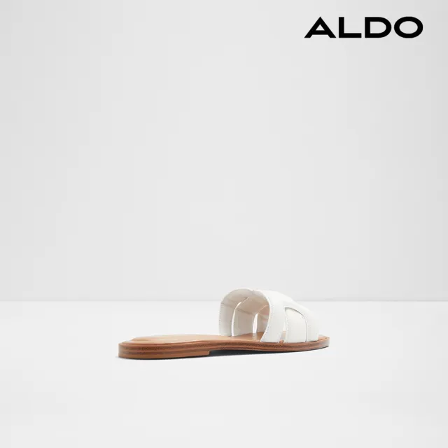 【ALDO】ELENAA-特色舒適涼拖鞋-女鞋(白色)