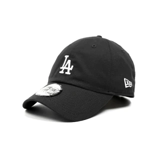 【NEW ERA】棒球帽 Casual Classic MLB 洛杉磯 道奇 老帽 黑 白 LA 男女款 經典款(NE12712415)
