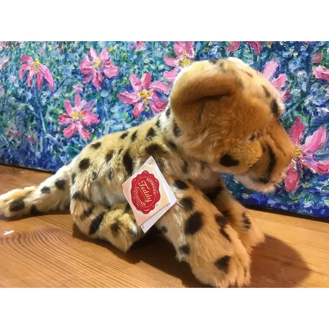 【HERMANN TEDDY】德國赫爾曼泰迪熊可愛小花豹(德國製小花豹好運吉祥動物)