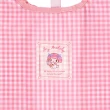 【SANRIO 三麗鷗】可摺疊環保購物袋 S 美樂蒂 粉紅格紋