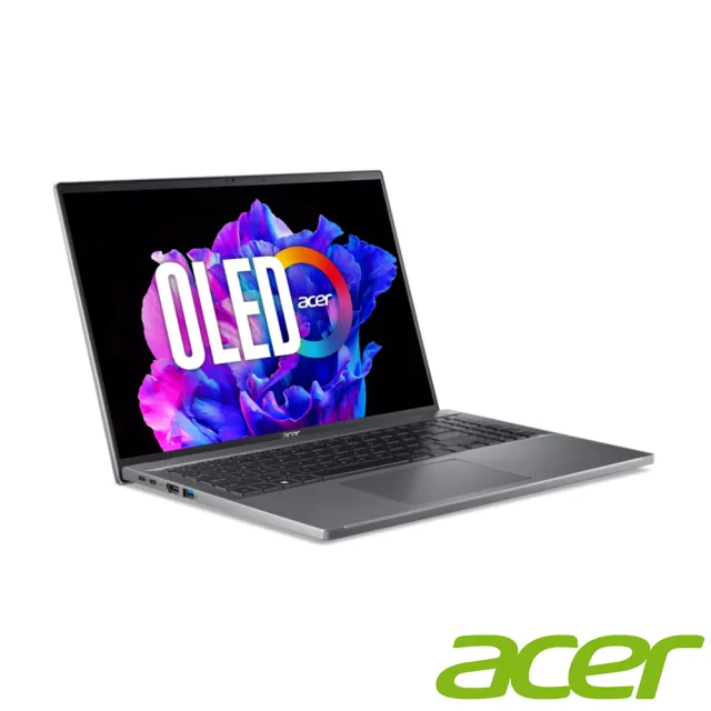 【Acer】M365組★16吋i7 OLED輕薄EVO筆電(Swift Go SFG16-71-71EZ/i7-13700H/16G/512G PCIE SSD/Win11)