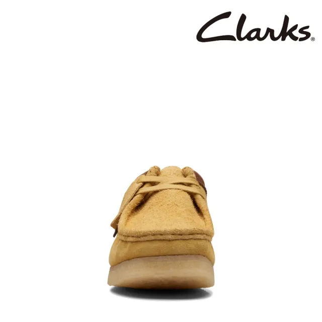 Clarks 男款 Wallabee Originals 原創工藝雙色兩眼孔真皮休閒鞋(CLM70536R)