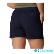 【Columbia 哥倫比亞 官方旗艦】女款-Leslie Falls™超防曬UPF50防潑短褲-深藍(UAR08640NY)