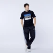 【NAUTICA】男裝 COMPETITION簡約撞色LOGO短袖T恤(黑)