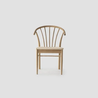 【HOLA】Actona卡珊卓繩編餐椅1P/2 橡木白54x54xH83cm