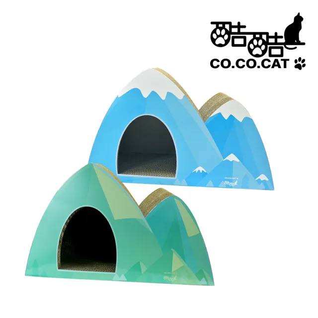 【Co.Co.Cat 酷酷貓】愛台灣系列-台灣山脈瓦楞貓抓板(100%台灣製紙箱貓抓板)