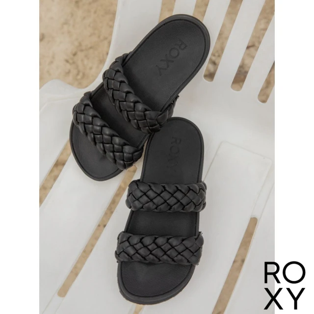 【ROXY】女款 女鞋 涼鞋 拖鞋 SLIPPY BRAIDED(黑色)