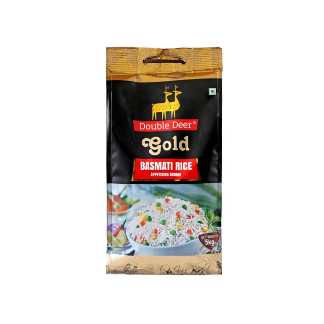 印度Double Deer 巴斯馬蒂香米Gold Basmati Rice 5KG