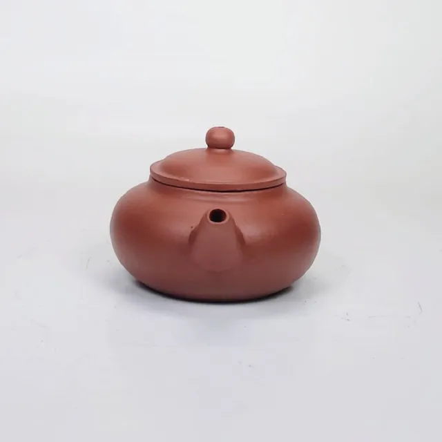 創藝工坊】一廠80初綠標期太監流內外淋漿(90cc 早期土好茶壺茶具宜興