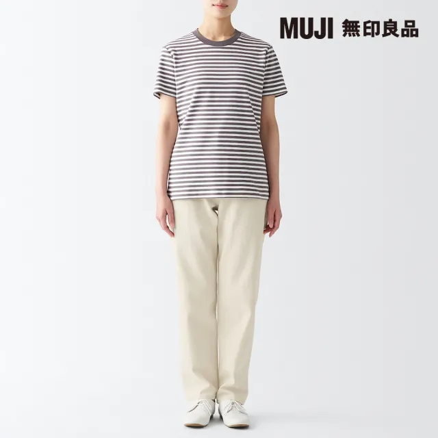 【MUJI 無印良品】女有機棉丹寧直筒褲(原色)