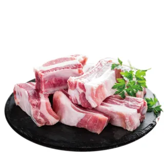 【約克街肉鋪】台灣帶骨梅花豬小排20包(200g±10%/包)