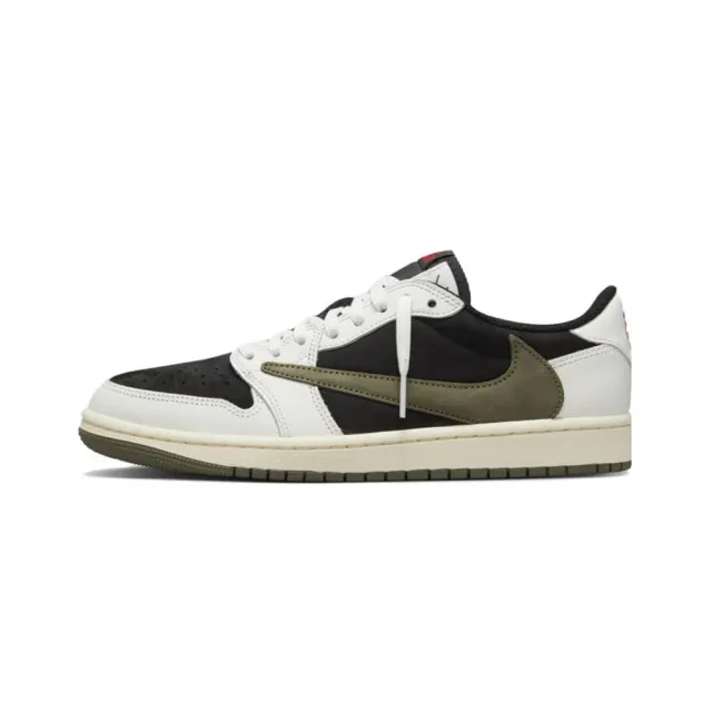 NIKE 耐吉】Travis Scott x Air Jordan 1 Low OG Olive 橄欖綠倒勾男款