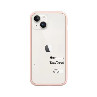 【RHINOSHIELD 犀牛盾】iPhone 14/Plus/14 Pro/Max Mod NX邊框背蓋手機殼/她是我的(Hello Kitty)