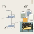 【T&M】直立式二層包包收納架-2入組(無痕黏貼式  壁掛架 收納架 置物架)