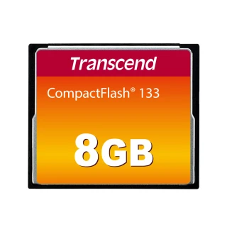 【Transcend 創見】133X CF 8GB 記憶卡(TS8GCF133)