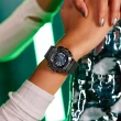【CASIO 卡西歐】G-SHOCK WOMEN 時尚金屬外殼 雙顯腕錶 母親節 禮物(GM-S110B-8A)