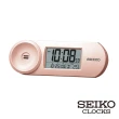 【SEIKO 精工】日曆溫度顯示漸強式嗶嗶電子鐘QHL067P(貪睡 日曆 溫度 電子數字顯示 SK048)