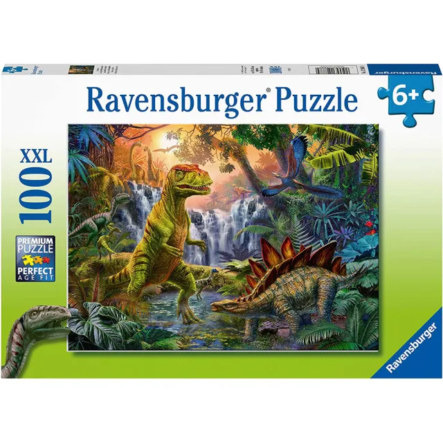 【Ravensburger】維寶拼圖 恐龍世界 XXL 100片