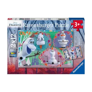 【Ravensburger】維寶拼圖 冰雪奇緣2 雪寶 2*12片