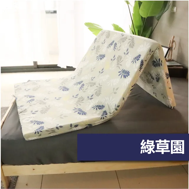 【BOSS BEDDING 小老闆寢具】單人3.5尺雙面布透氣床墊5公分偏硬(折疊床｜雙層床｜薄床墊｜宿舍床｜露營床)