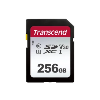 【Transcend 創見】SDC300S SDXC UHS-I U3 V30 256GB 記憶卡(TS256GSDC300S 新舊包裝隨機出貨)