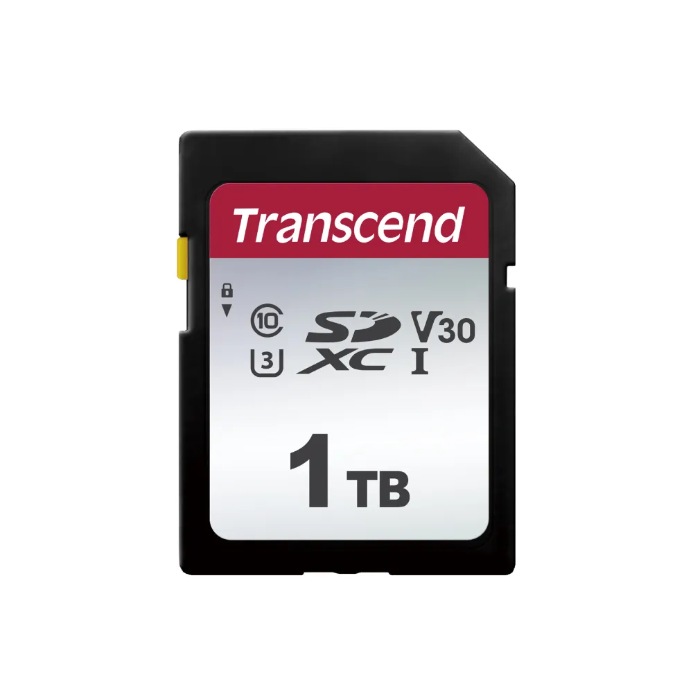 【Transcend 創見】SDC300S SDXC UHS-I U3 V30 1TB 記憶卡(TS1TSDC300S 新舊包裝隨機出貨)